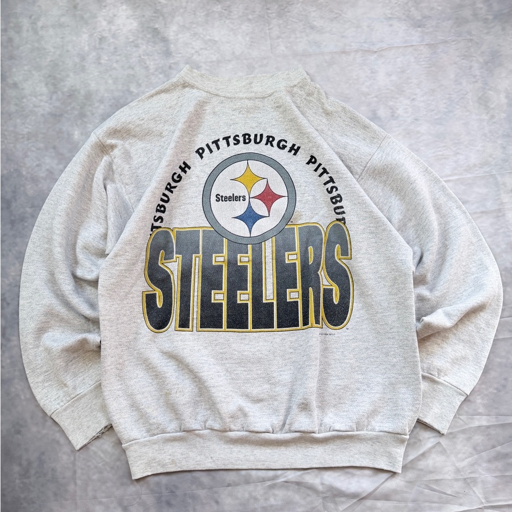 Vintage 90s Pittsburgh Steelers NFL crewneck sweatshirt